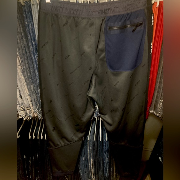 Bundle!Men’s Nike Sportswear joggers/jacket with blacked out Nike logo size L - Picture 5 of 13